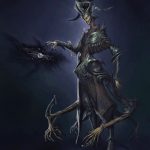 Torch of Void - Dark Fantasy Undead character - Tsaber