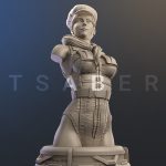 Super Soldier Cammy 3d Bust - Tsaber
