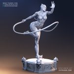 Catwoman 3D Zbrush Statue- DC Fan Art - Tsaber