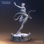 Catwoman 3D Zbrush Statue- DC Fan Art - Tsaber