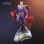 Superman 3d model - DC Comics Statue and bust - Tsaber