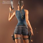 Lara Croft Tomb Raider Statue collectibles - Tsaber
