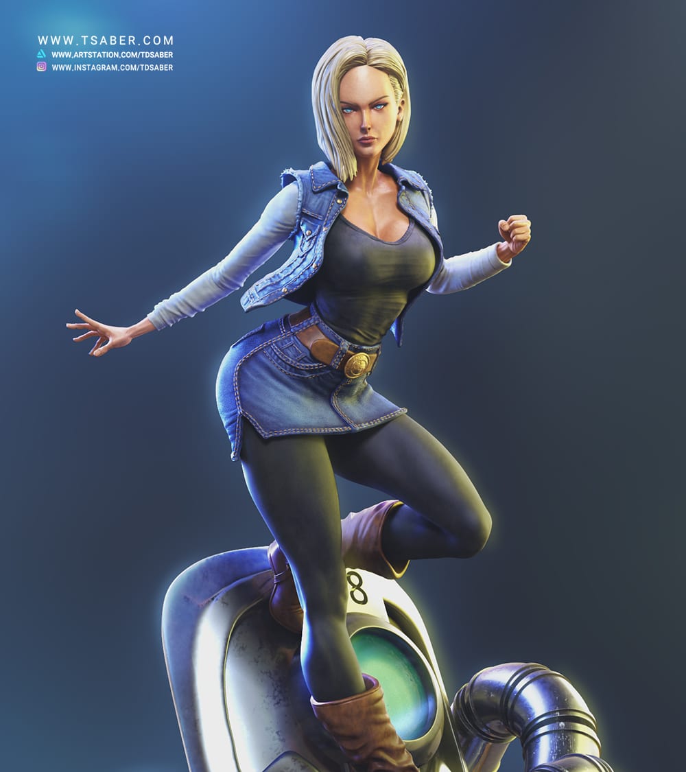 Android 18 Art - Dragon Ball Z: Battle of Z Art Gallery