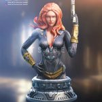 Black Widow Zbrush Bust - Marvel Collectible - Tsaber