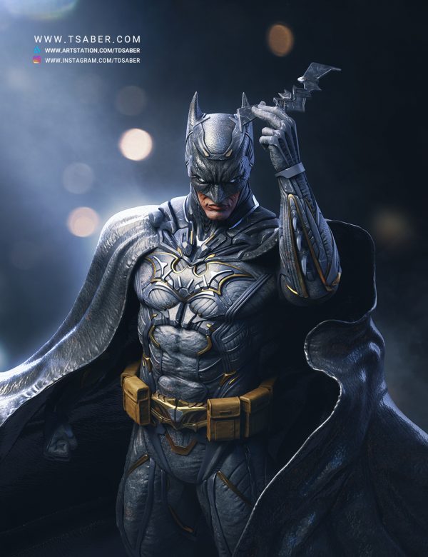 Batman Dc Comics Statue - Zbrush Character Statue 