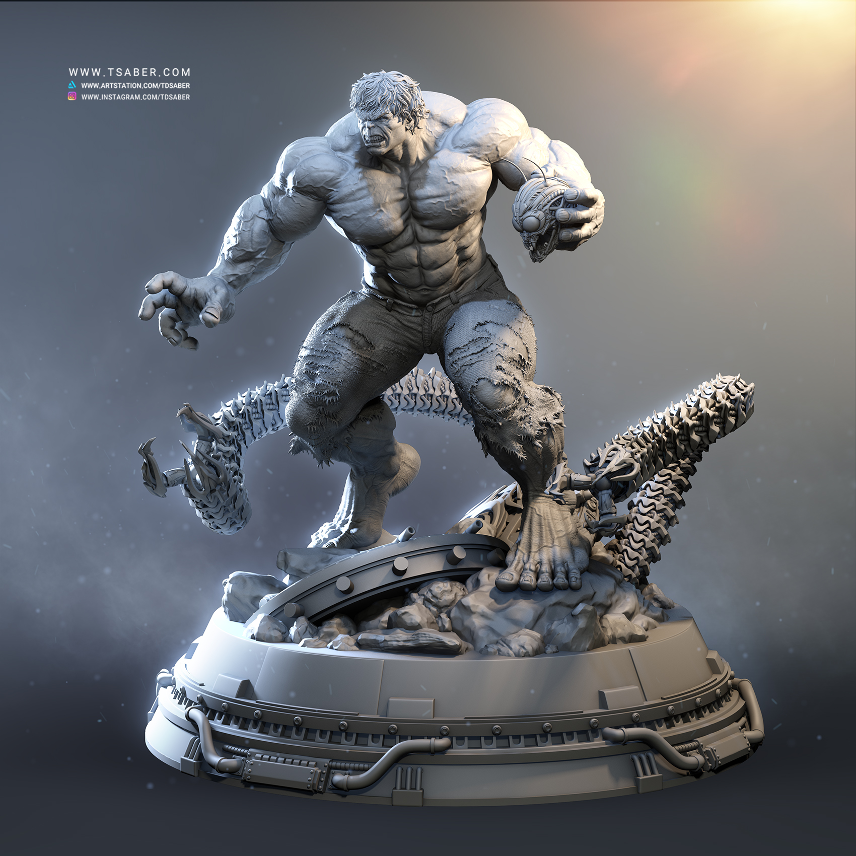 Hulk Statue - Marvel Comics Collectibles - Tsaber