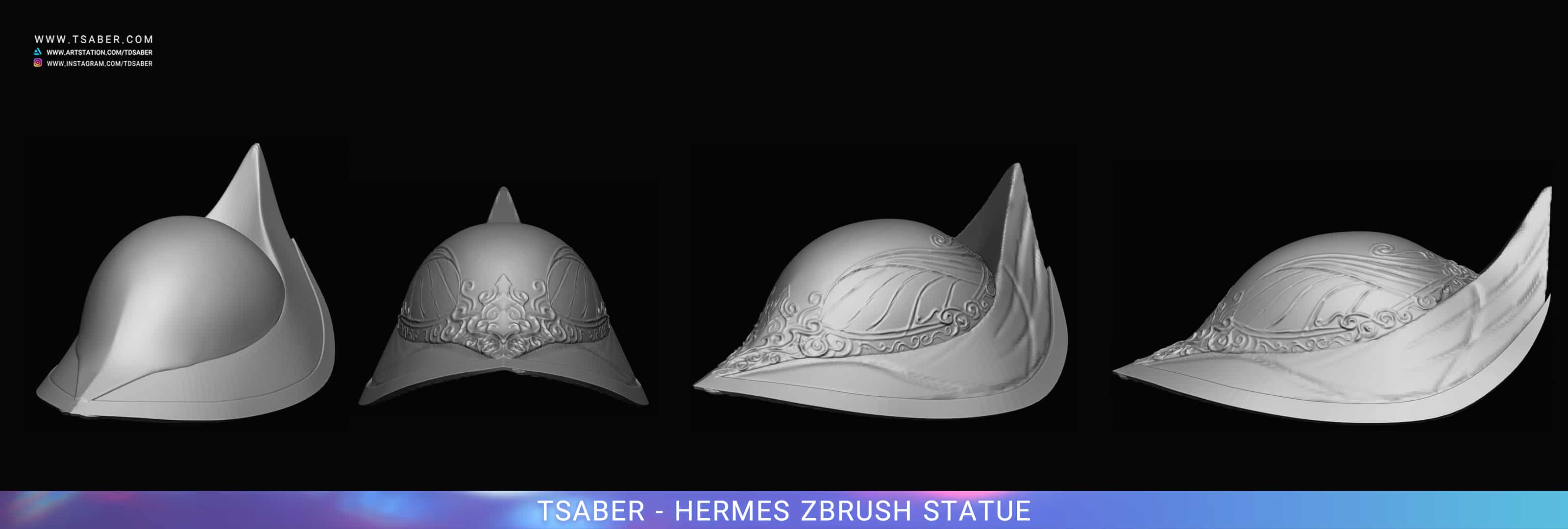 Making of Hermes Statue Zbrush - Blood of Zeus - Tsaber