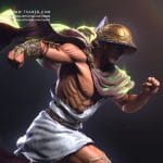 Hermes statue - Blood of Zeus Anime- Tsaber