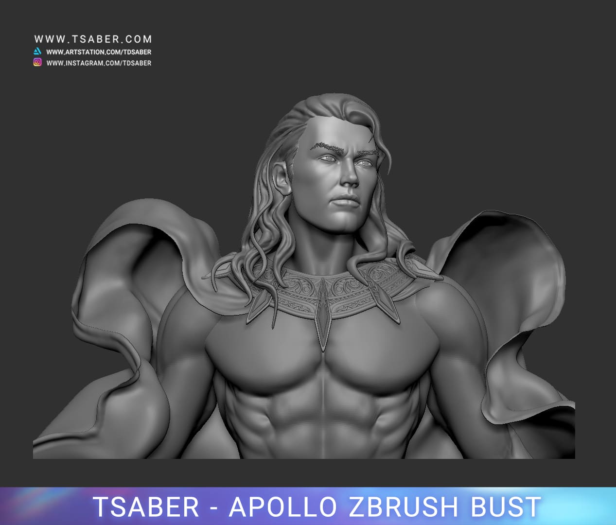 Making of Apollo Zbrush - Blood of Zeus - Tsaber