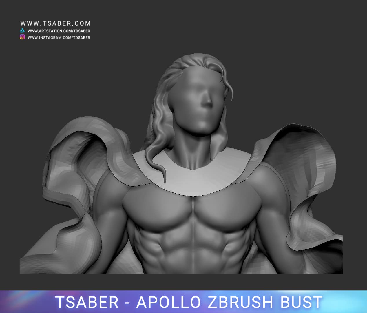 Making of Apollo Zbrush - Blood of Zeus - Tsaber