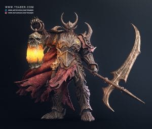 Death Knight Statue collectibles- Myths of Valor – Tsaber