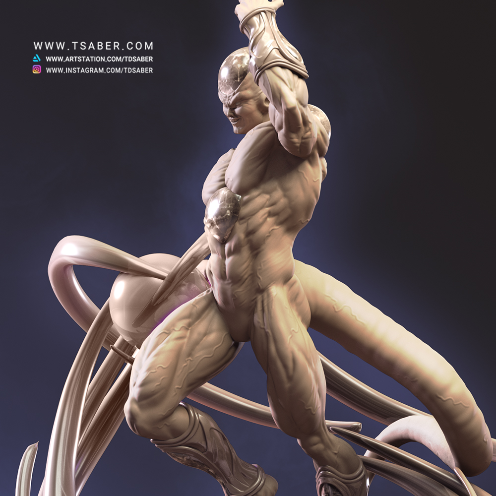 Frieza Statue Zbrush - DragonBall Z Collectibles - Tsaber