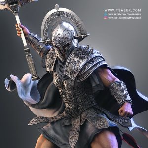 Ares Statue Collectible- Blood OF Zeus Anime – Tsaber