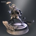 Ares Statue Collectible- Blood OF Zeus Anime - Tsaber