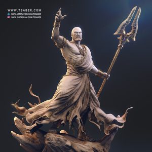 Hades Sculpture Zbrush – Blood OF Zeus Collectible – Tsaber