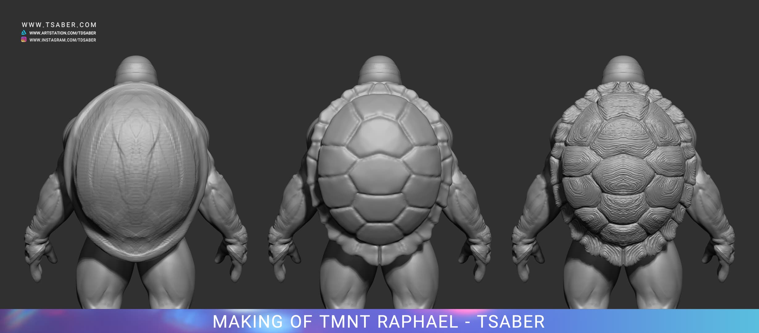 Making of Raphael statue - Teenage Mutant Ninja Turtles - Tsaber