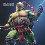 Raphael Statue - Teenage Mutant Ninja Turtles - Tsaber