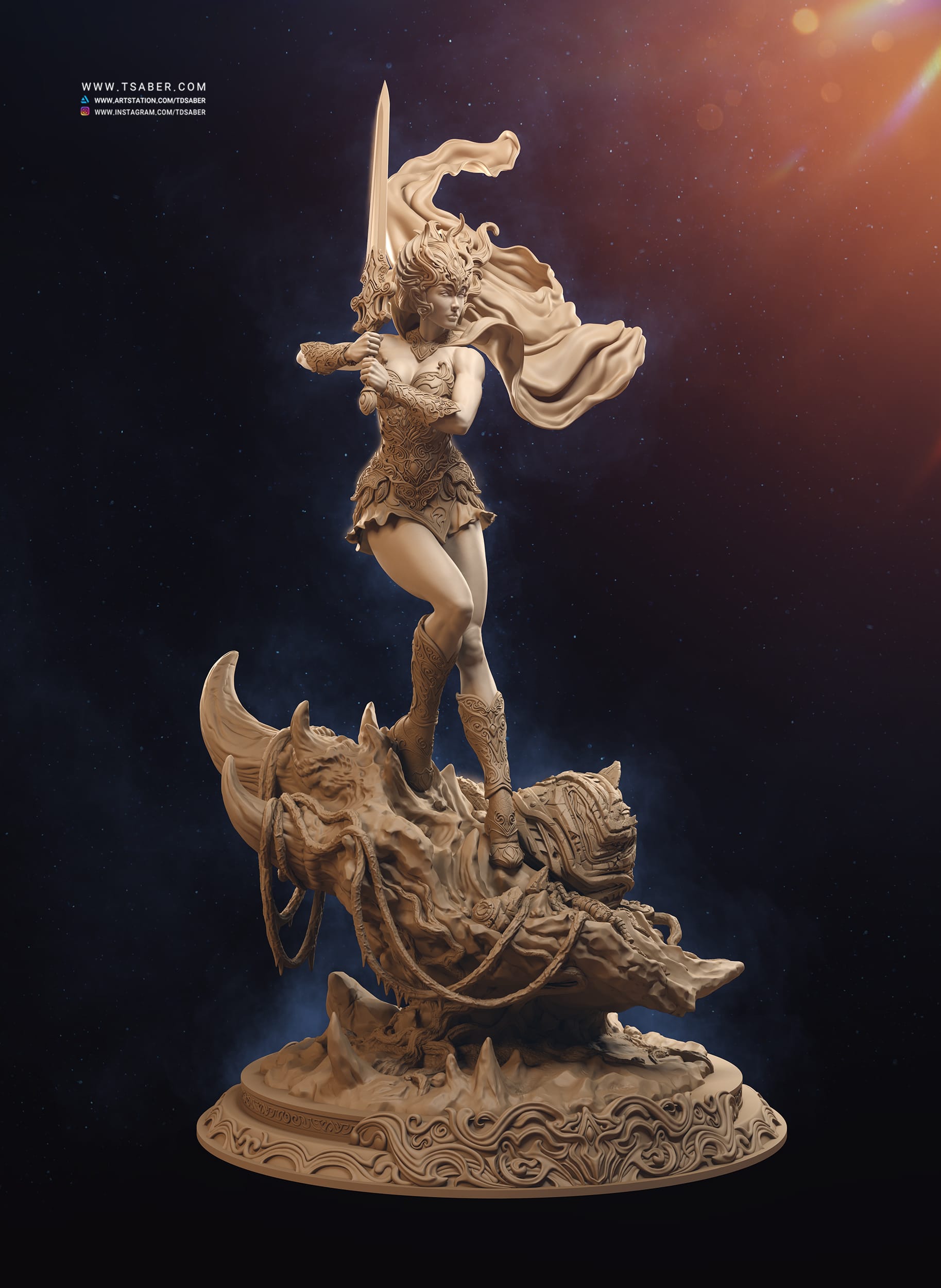 Shera Statue - Masters of The Universe - Tsaber - 02