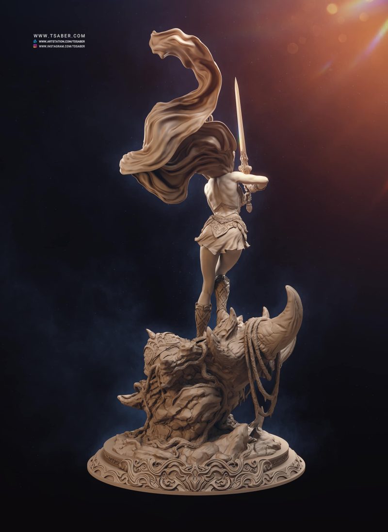 Shera Statue - Masters of The Universe - Tsaber - 03