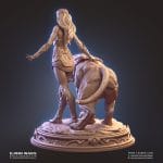 Tsian & Cufu Diorama - Djinn Wars Collectibles - Tsaber