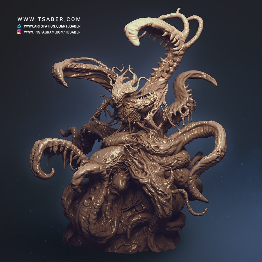Forsaken - 3D Miniature Monster - Tsaber