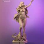 Raven Statue - DC Comics Collectibles – 3D Print custom sculpture - Taregh Saber – Tsaber - 08