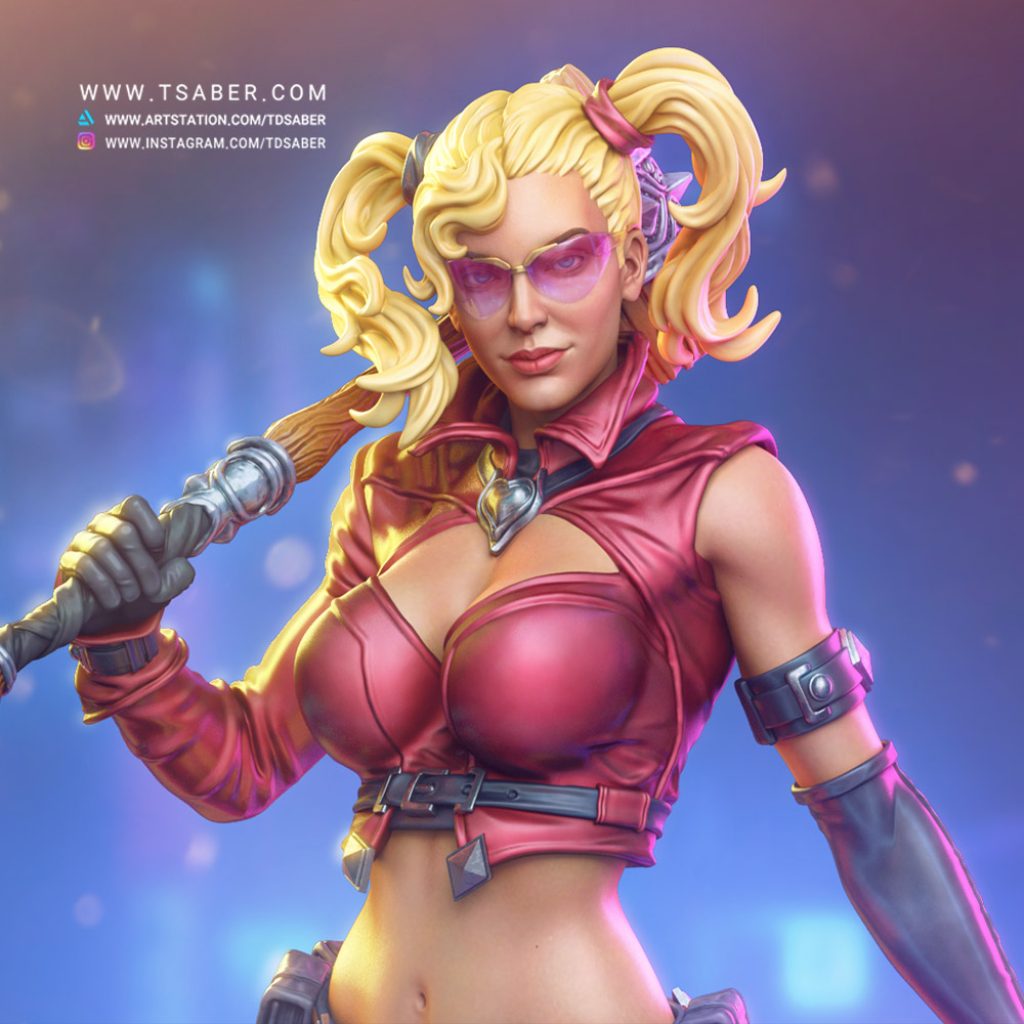 Harley Quinn Statue – DC Comics Statue - Tsaber - Thumbnail