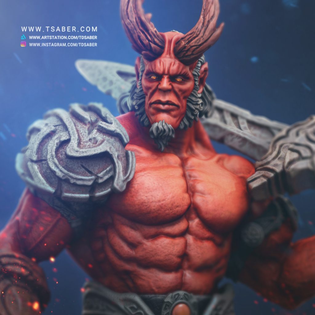 Hellboy statue - Prince of hell – Tsaber 2