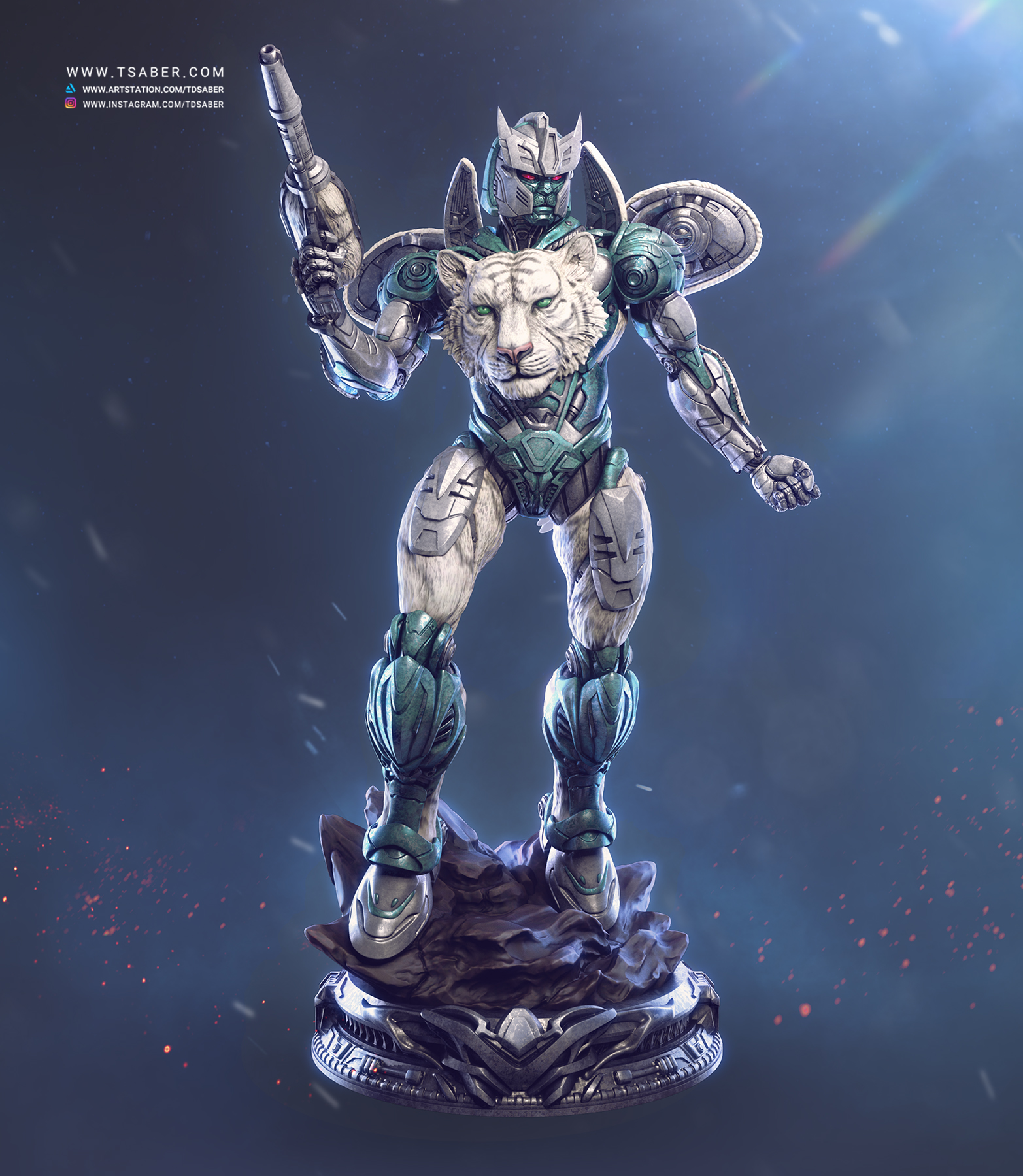 Tigatron Statue – Beast wars Transformers – Tsaber 1