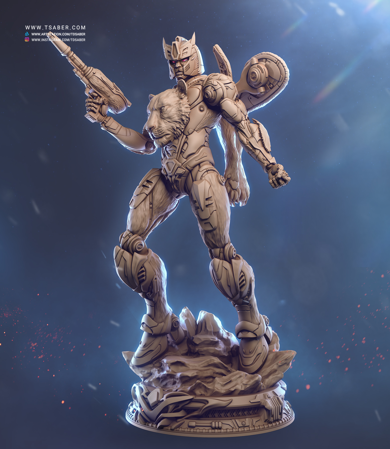 Tigatron Statue – Beast wars Transformers – Tsaber 4