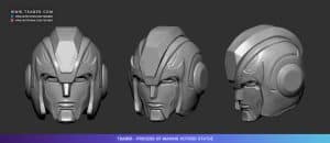 Making of Transformers Hot Rod statue in Zbrush – Tsaber – WIP 01