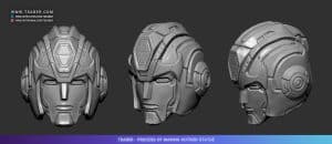 Making of Transformers Hot Rod statue in Zbrush – Tsaber – WIP 02
