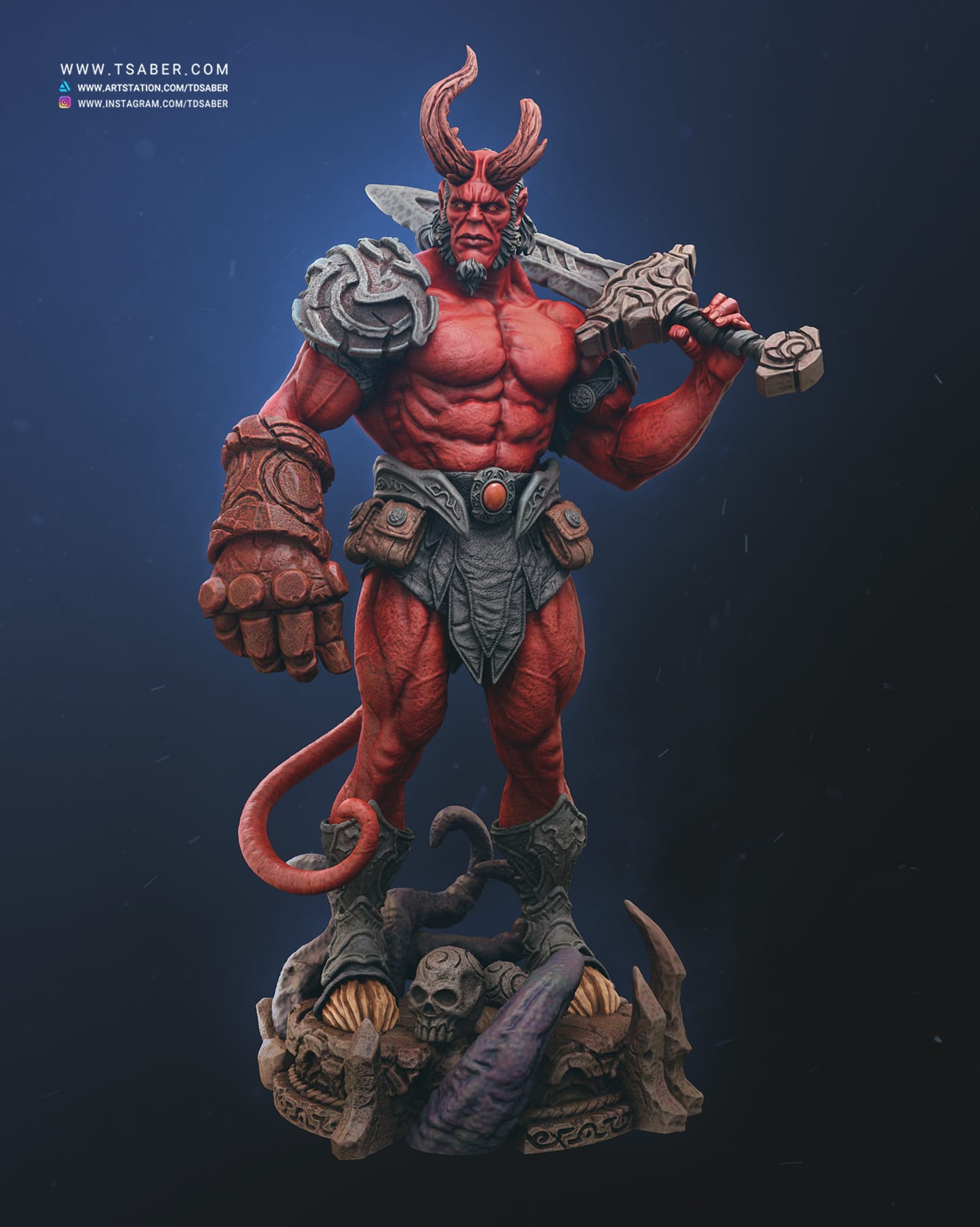 Hellboy Statue collectible – Tsaber 1