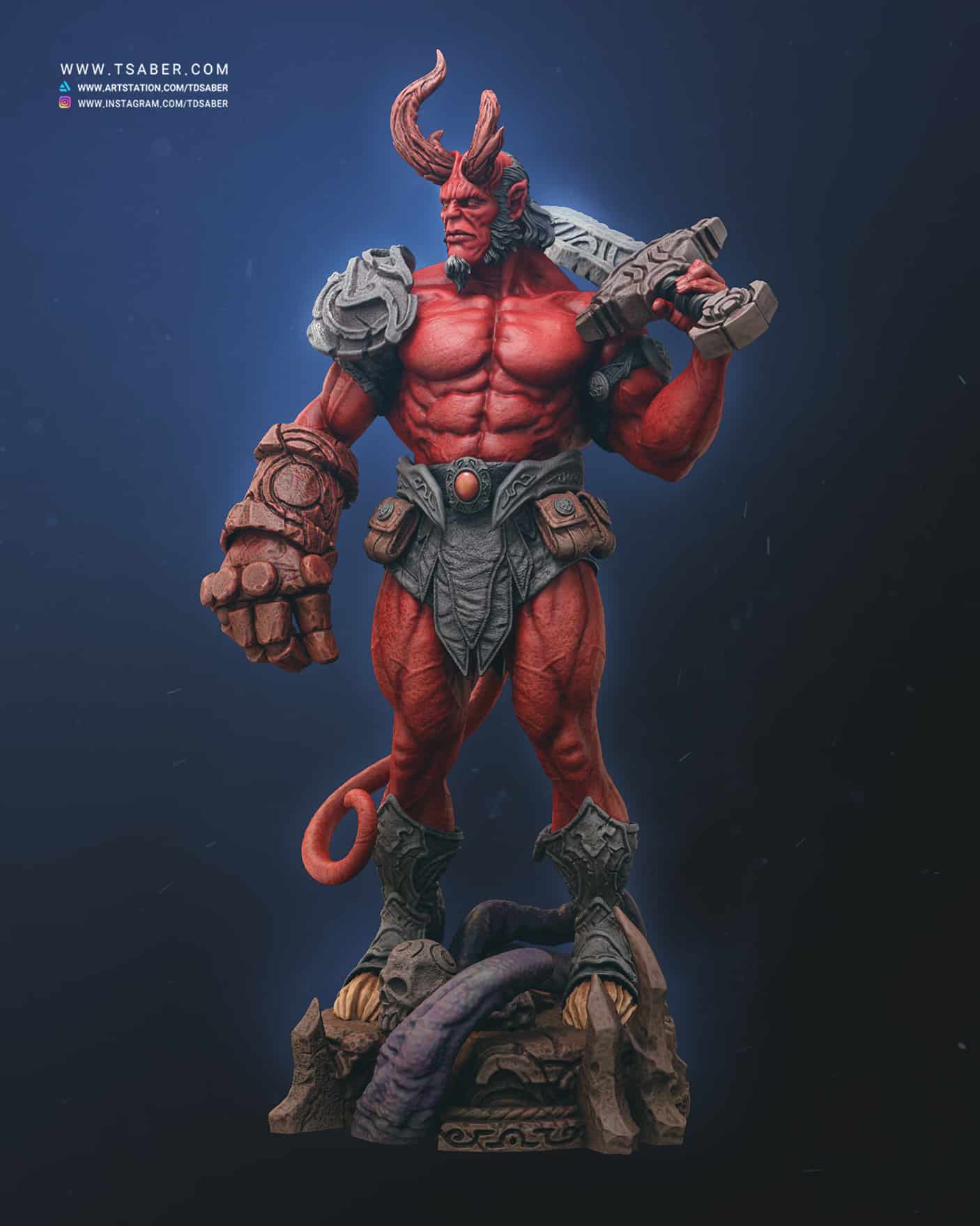 Hellboy Statue collectible – Tsaber 2