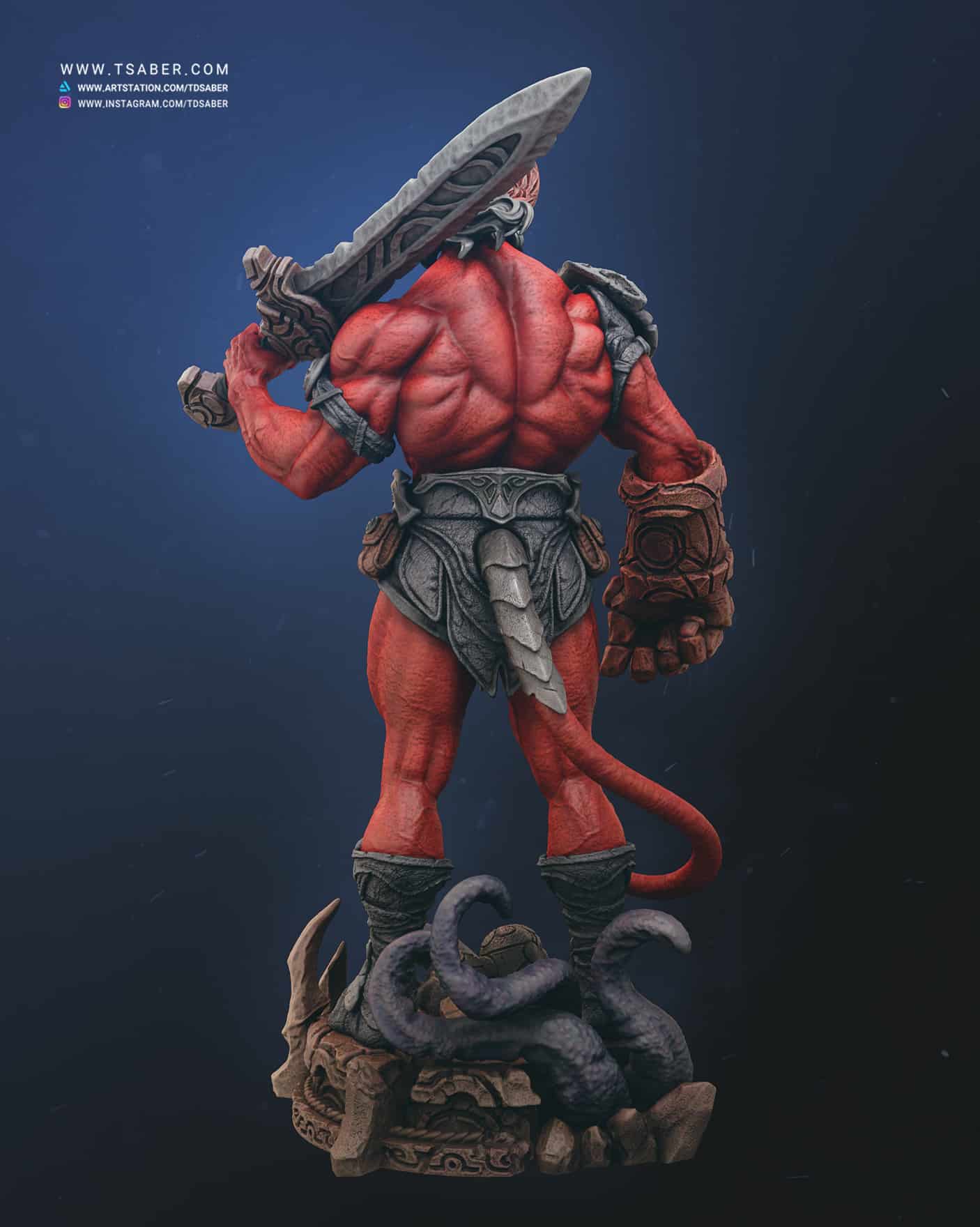 Hellboy Statue collectible – Tsaber 3