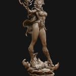 Evil Lyn - Heman - Masters of the Universe – 3D Zbrush Statue - Tsaber 02