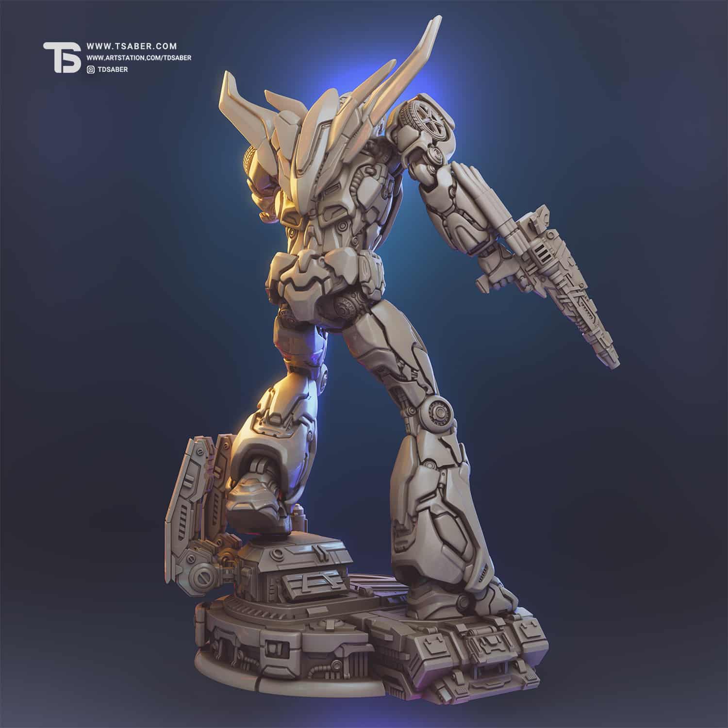 Hot Rod Transformers– Statue Collectible - Tsaber 3