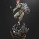 Teela Sculpture– Masters of the Universe - Tsaber 01