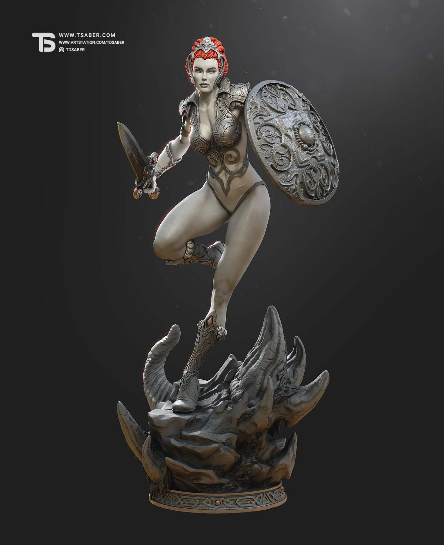 Teela Sculpture– Masters of the Universe - Tsaber 01