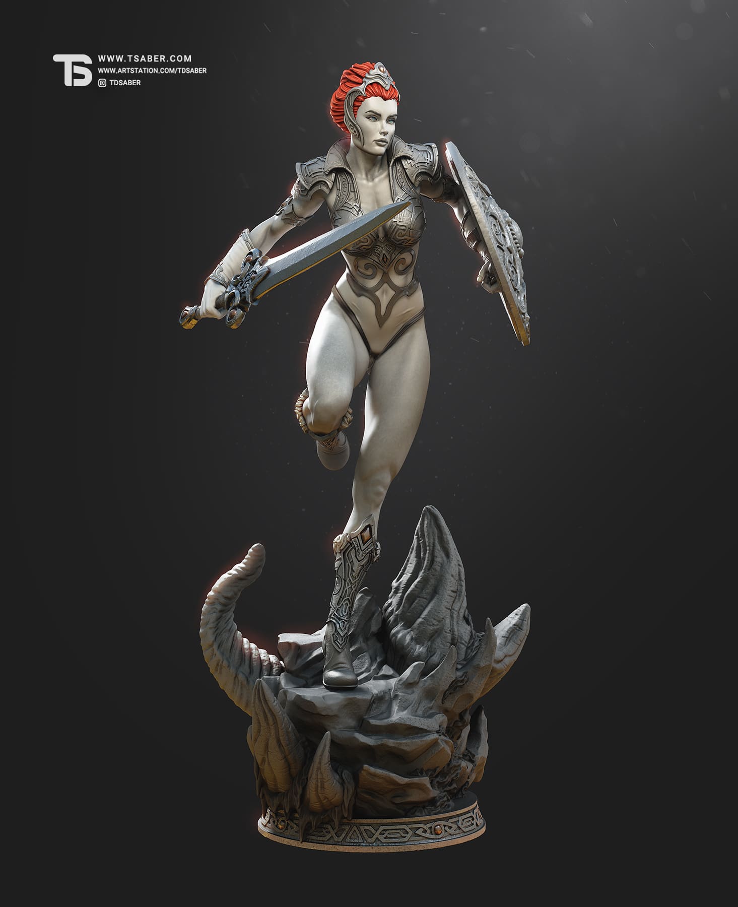 Teela Sculpture– Masters of the Universe - Tsaber 02