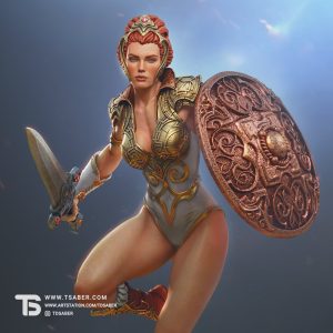 Teela Statue – Masters of the Universe