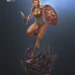 Teela Statue figurine – Masters of the Universe – MOTU – sculpted by Tsaber 01