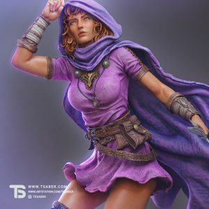 Fantasy Rogue Statue