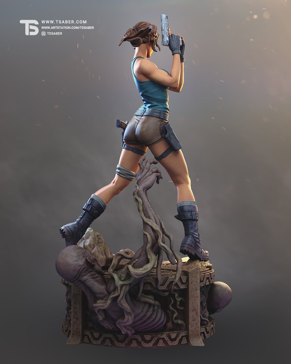 Lara Croft Figurine – Tomb Raider collectible – Tsaber 11