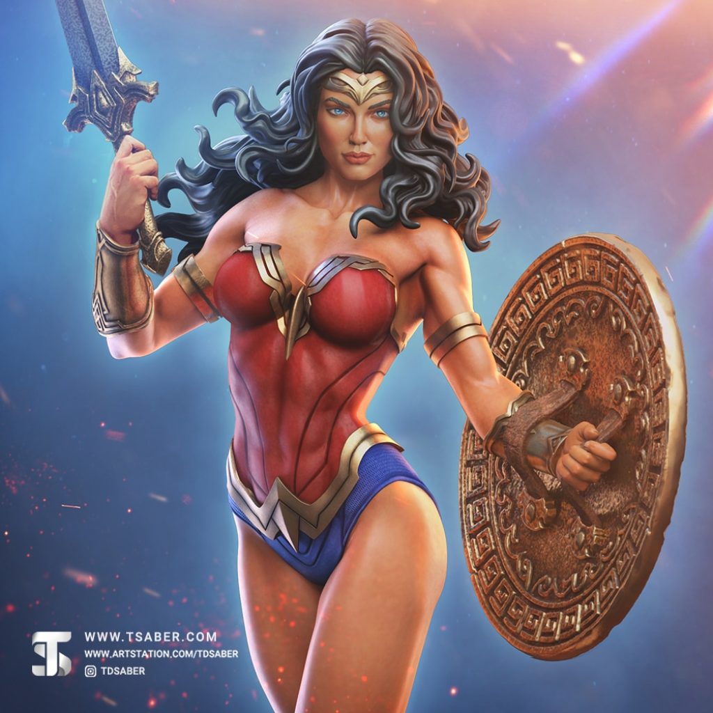 Wonder Woman Statue – Justice League Collectibles – DC Comics - Tsaber 0