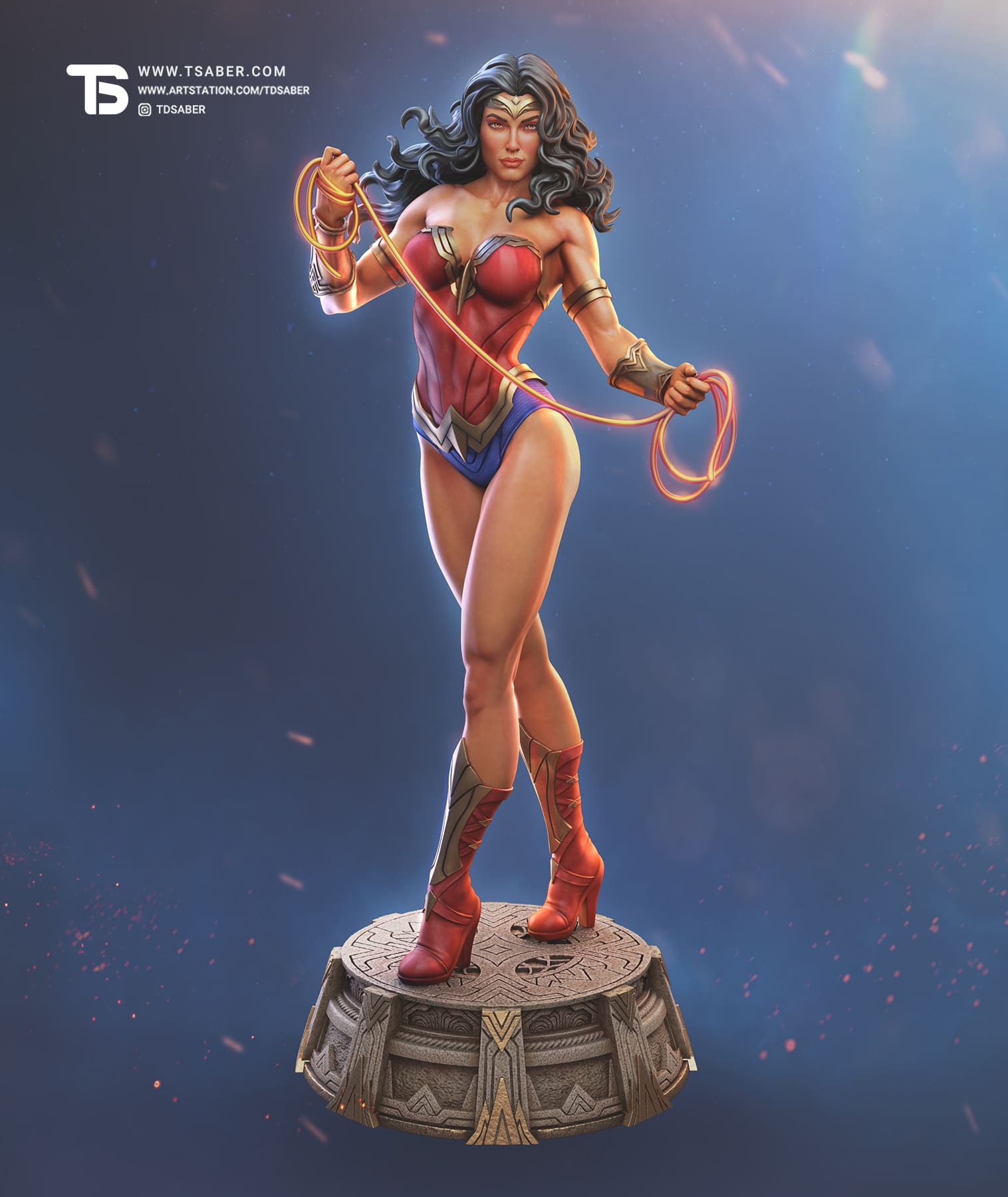 Wonder Woman Statue – Justice League Collectibles – DC Comics - Tsaber 1