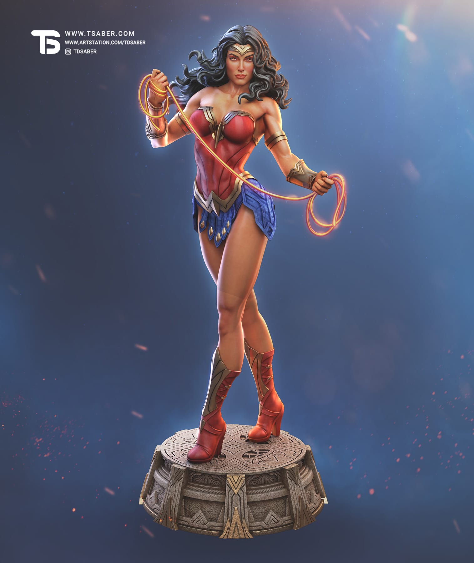 Wonder Woman Statue – Justice League Collectibles – DC Comics - Tsaber 2