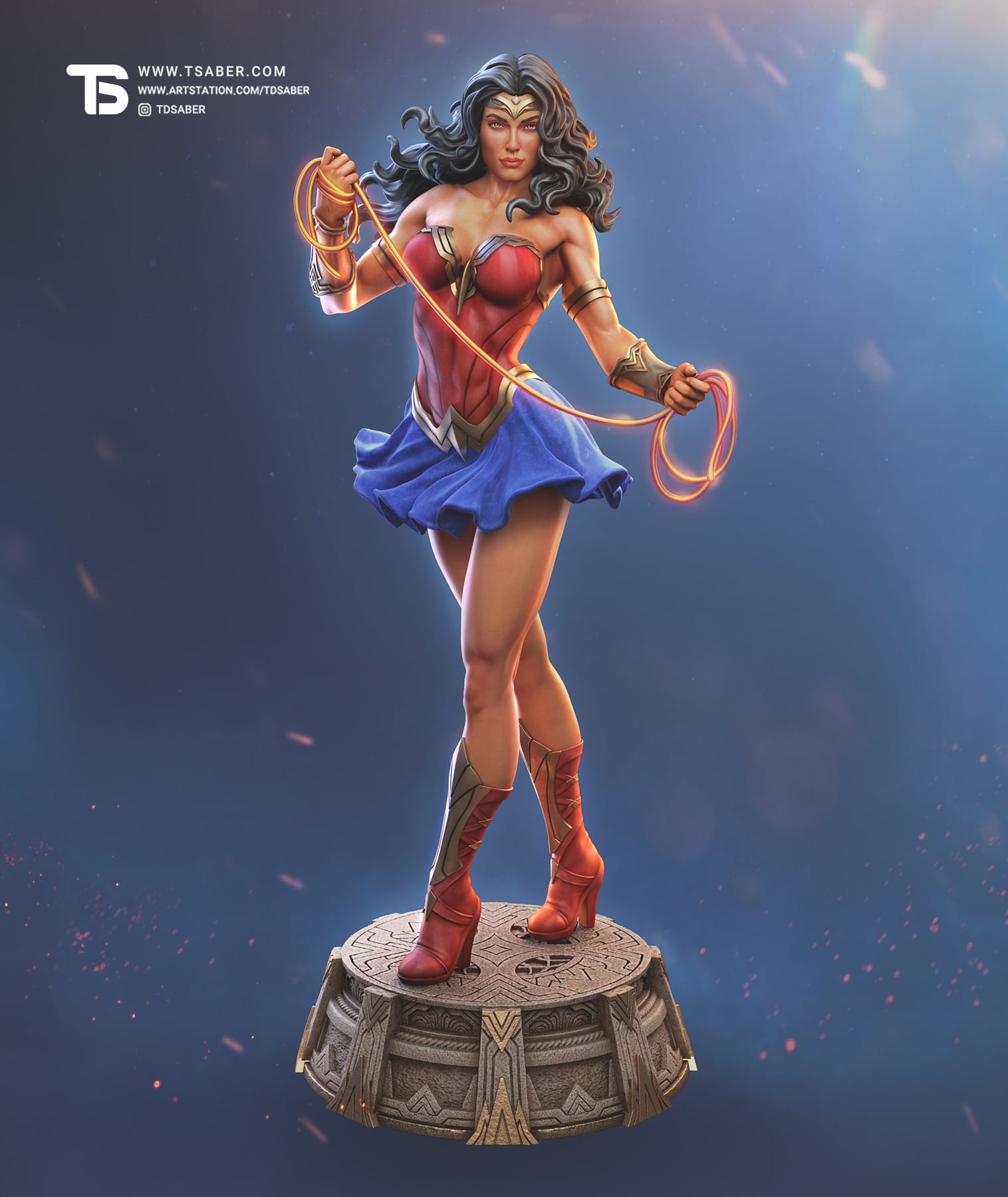 Wonder Woman Statue – Justice League Collectibles – DC Comics - Tsaber 3