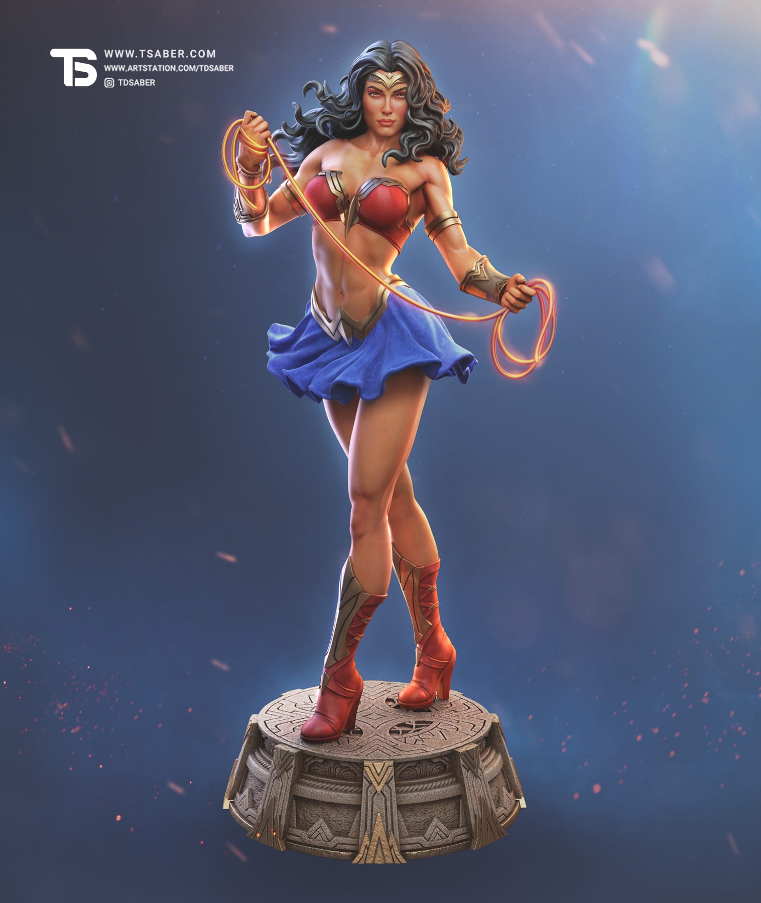 Wonder Woman Statue – Justice League Collectibles – DC Comics - Tsaber 4