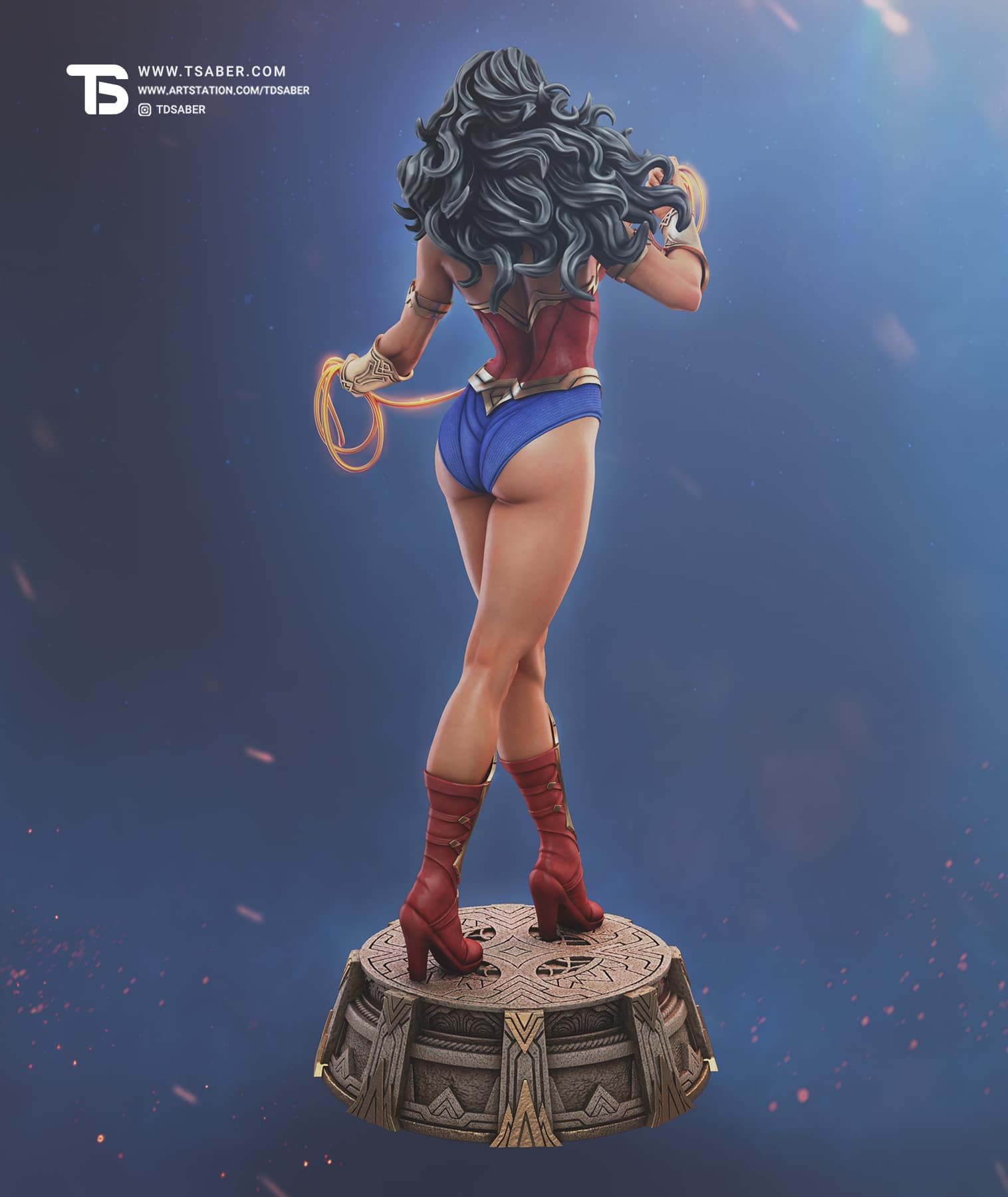 Wonder Woman Statue – Justice League Collectibles – DC Comics - Tsaber 5